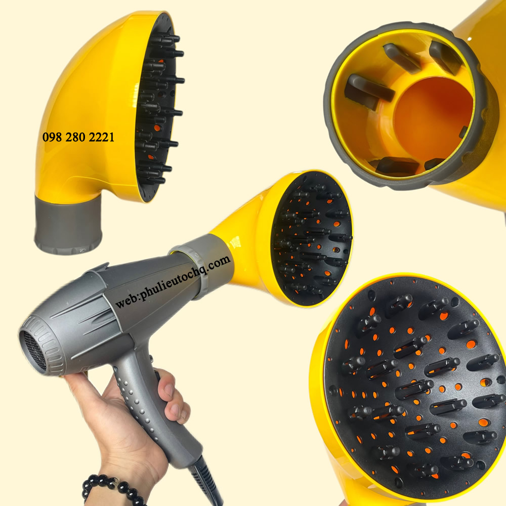Loa sấy tóc xoăn giúp tạo kiểu tóc uốn lọn Loa sấy tóc xoăn giúp tạo kiểu tóc uốn lọn